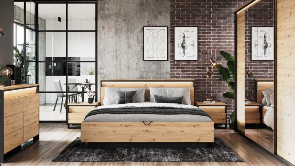 Lenart Zestawy Do Sypialni*Meble do sypialni loft Quant