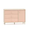 ML Meble Komody*Mevel 05 Piasek pustyni/Millennial pink - komoda 1D3S
