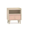 ML Meble Szafki Nocne*Mevel 10 Piasek pustyni/Millennial pink - szafka 1S