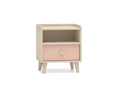 ML Meble Szafki Nocne*Mevel 10 Piasek pustyni/Millennial pink - szafka 1S