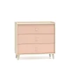 ML Meble Komody*Mevel 06 Piasek pustyni/Millennial pink - komoda 3S