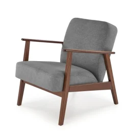 Halmar Fotele*MILANO 1S fotel - popielaty tap. Castel 93 (1p=1szt)1 sztuka