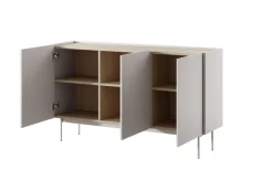 Piaski Komody Do Przedpokoju|Komody Do Jadalni*Minimalistyczna komoda z szafkami Colour kaszmir