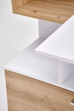 Halmar Biurka*MISO biurko, biały / dąb artisan (2p=1szt)1 sztuka