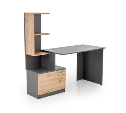 Halmar Biurka*MISO biurko, grafitowy / dąb artisan (2p=1szt)1 sztuka