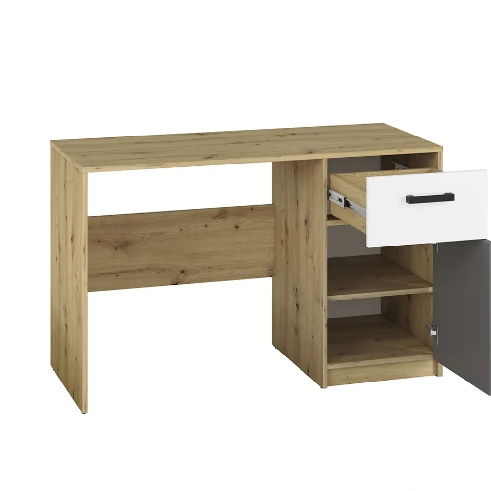 Dzieci ML Meble Biurka Do Pokoju Młodzieżowego|Krzesła Do Biurka Do Pokoju Dziecięcego*Młodzieżowe biurko z szuflada i szafką FINI 08