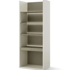 Dzieci Lenart Szafki I Regały Do Biura|Szafki I Regały Do Pokoju Młodzieżowego*Młodzieżowy regał otwarty z półkami WO-04 kolor szampański / eukaliptus