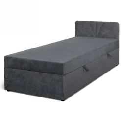 Dzieci Mebelbos Łóżka Młodzieżowe|Łóżka Do Pokoju Dziecięcego*Młodzieżowy tapczan 90x200 z pojemnikiem Sun grafitowy