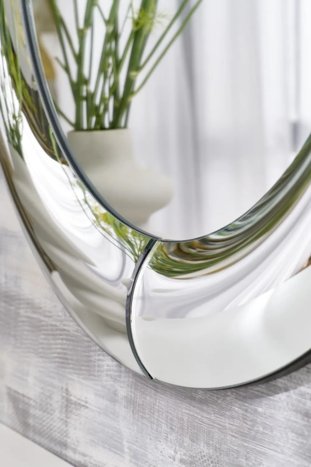 Halmar Lustra*MOON lustro ścienne, srebrny (1p=1szt)1 sztuka