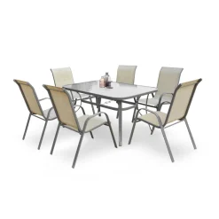 Halmar Meble Ogrodowe|Meble Ogrodowe*MOSLER stół ogrodowy popiel (1p=1szt)1 sztuka