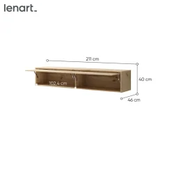 Lenart Tapczany|Nadstawki Do Półkotapczanu*NADSTAWKA BC-15 DO PÓŁKOTAPCZANU POZIOMEGO DĄB ARTISAN BED CONCEPT