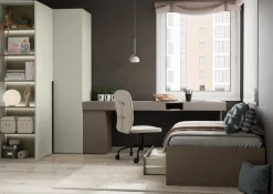 Dzieci Lenart Szafy Do Przedpokoju|Szafy Do Pokoju Młodzieżowego*Narożna szafa młodzieżowa Woow WO-01 kolor szampański