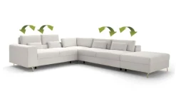 Libro Narożniki Do Salonu|Narożniki*Narożnik nowoczesny modułowy Chrome.new L