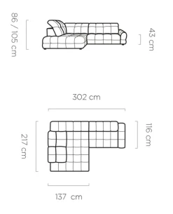 Wersal Narożniki Do Salonu|Narożniki*Narożnik pikowany z pojemnikiem Tollo L