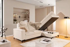 Bogart Narożniki Do Salonu|Narożniki*Narożnik prawosotronny z grubym boczkiem LOARIO BL-C+2SF+OT2P+N-B