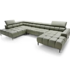 Wersal Narożniki Do Salonu|Narożniki*Narożnik skórzany z elektryczną funkcją relaks Plaza XL