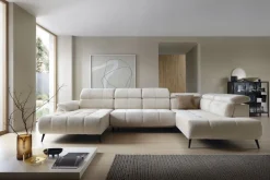 Puszman Kanapy I Sofy Do Salonu|Narożniki*Narożnik z elektrycznie wysuwanym siedziskiem Genova III