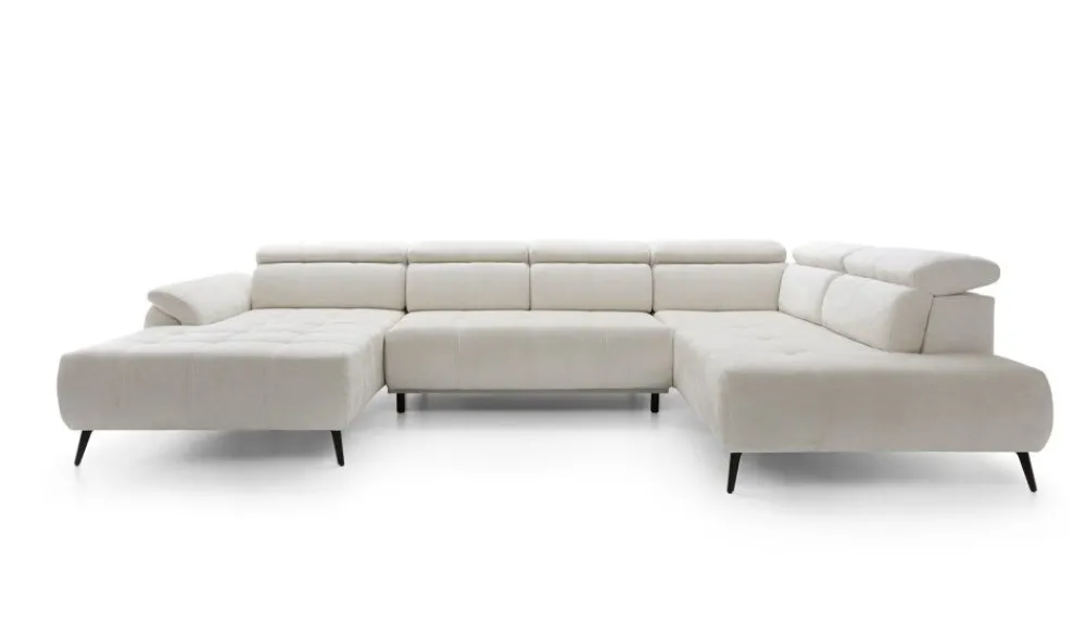 Puszman Kanapy I Sofy Do Salonu|Narożniki*Narożnik z elektrycznie wysuwanym siedziskiem Genova III