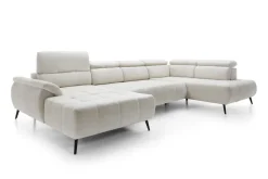 Puszman Kanapy I Sofy Do Salonu|Narożniki*Narożnik z elektrycznie wysuwanym siedziskiem Genova III