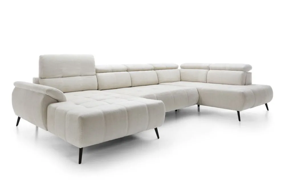 Puszman Kanapy I Sofy Do Salonu|Narożniki*Narożnik z elektrycznie wysuwanym siedziskiem Genova III