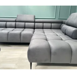 Wersal Narożniki Do Salonu|Narożniki*Narożnik z elektrycznym wysuwem siedziska Plaza L grafitowy Solar 96