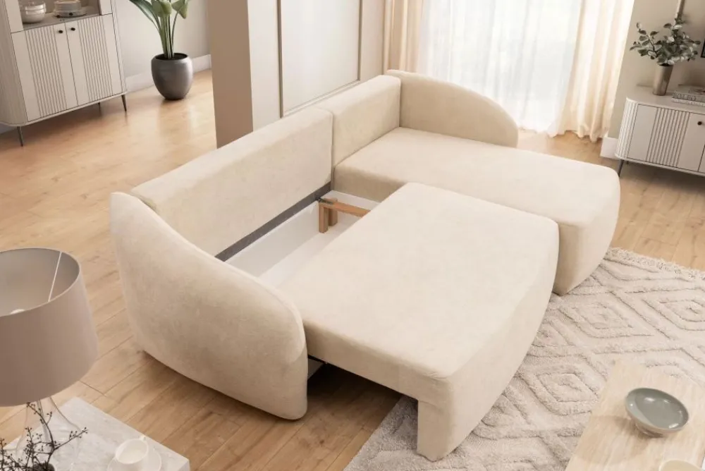 Bogart Narożniki|Narożniki Z Funkcją Spania*Narożnik z funkcją spania i pojemnikiem prawy Latina Mini