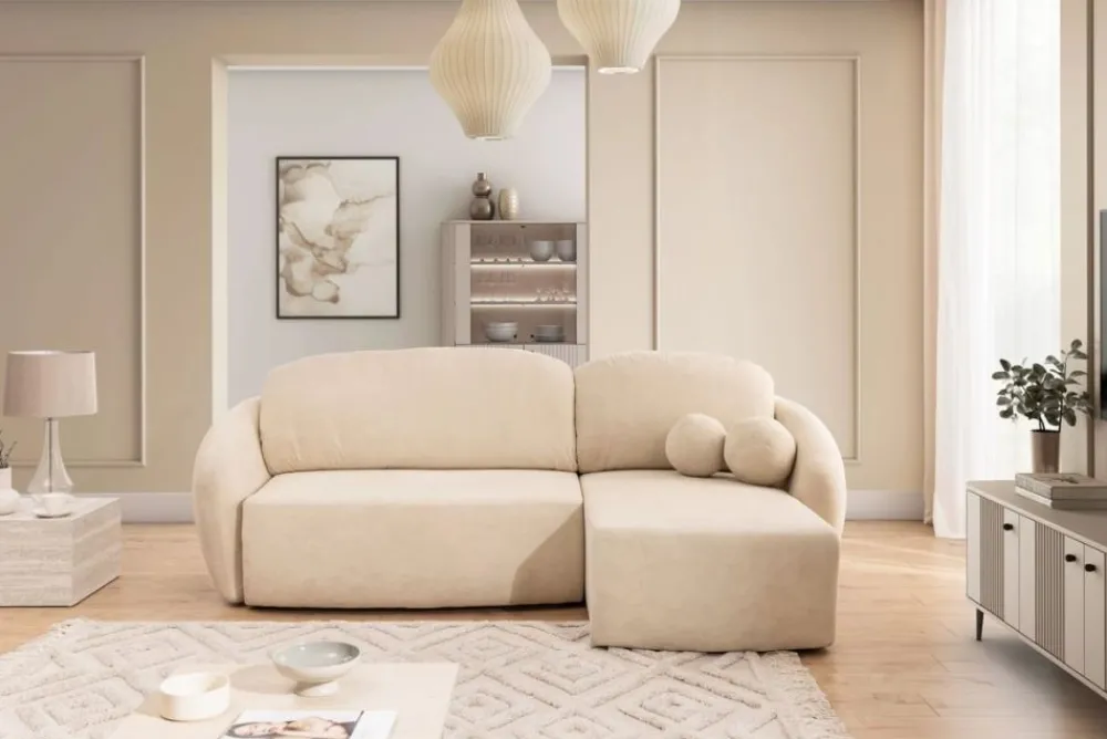 Bogart Narożniki|Narożniki Z Funkcją Spania*Narożnik z funkcją spania i pojemnikiem prawy Latina Mini