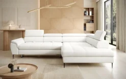 Wersal Narożniki Do Salonu|Narożniki*Narożnik z funkcją spania i pojemnikiem na pościel Empoli L