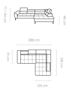 Wersal Narożniki Do Salonu|Narożniki*Narożnik z funkcją spania i pojemnikiem na pościel Empoli L