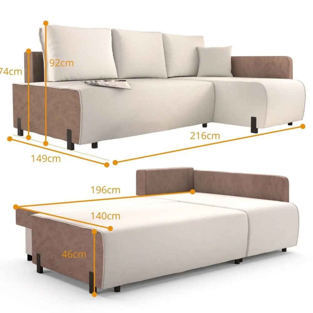 Libro Narożniki Do Salonu|Narożniki*Narożnik z funkcją spania Axel