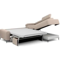 Wersal Narożniki Do Salonu|Narożniki*Narożnik z funkcją spania 140x197 i pojemnikiem prawostronny Gandi Corner Vouge 02 - piaskowy