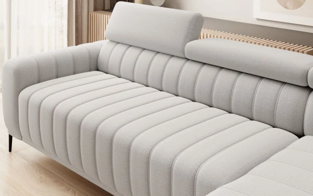 Wersal Narożniki Do Salonu|Narożniki*Narożnik z funkcją spania 140x197 i pojemnikiem Gandi Corner Ontario 16 szary