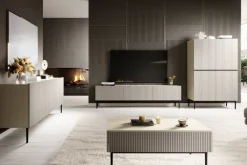 Bogart Stoliki Kawowe I Ławy*NICOLE ŁAWA 120 2SZ - cashmere / czarny stelaż