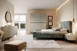 Bogart Komody*NICOLE KOMODA 150 2D3SZ - cashmere / czarny stelaż