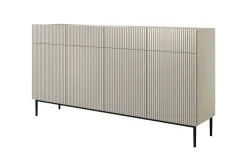 Bogart Komody*NICOLE KOMODA 200 4D4SZ - cashmere / czarny stelaż