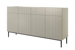 Bogart Komody*NICOLE KOMODA 200 4D4SZ - cashmere / czarny stelaż