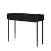Bogart Stoliki Kawowe I Ławy*NICOLE KONSOLA/TOALETKA 100 2SZ - czarny mat / czarny stelaż