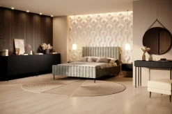 Bogart Stoliki Kawowe I Ławy*NICOLE KONSOLA/TOALETKA 100 2SZ - czarny mat / czarny stelaż