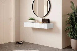 Bogart Stoliki Kawowe I Ławy*NICOLE KONSOLA/TOALETKA 100 2SZ - biały mat / wisząca