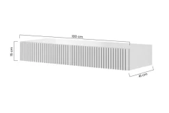 Bogart Stoliki Kawowe I Ławy*NICOLE KONSOLA/TOALETKA 100 2SZ - cashmere / wisząca