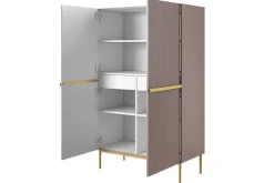 Bogart Komody*NICOLE KREDENS 100 2D2SZ - anticrosa / złoty stelaż