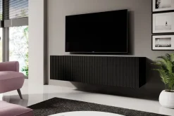 Bogart Szafki Rtv*NICOLE RTV 150 2K1SZ - czarny mat / wisząca