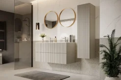 Bogart Szafki I Regały*NICOLE SŁUPEK ŁAZIENKOWY 140 1D - cashmere