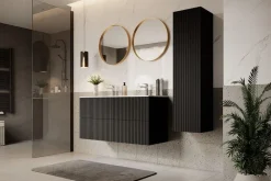 Bogart Szafki I Regały*NICOLE SŁUPEK ŁAZIENKOWY 140 1D - czarny mat