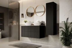 Bogart Szafki I Regały*NICOLE SŁUPEK ŁAZIENKOWY 140 1D - czarny mat