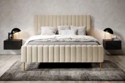 Bogart Szafki I Regały*NICOLE SZAFKA NOCNA 46 1SZ (2 szt.) - czarny mat / wisząca