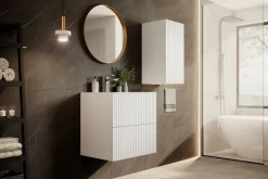 Bogart Szafki I Regały*NICOLE SZAFKA POD UMYWALKĘ 60 2SZ - biały mat