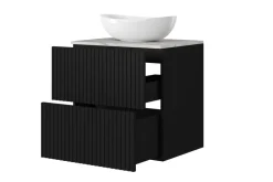 Bogart Szafki I Regały*NICOLE SZAFKA POD UMYWALKĘ 60 2SZ - czarny mat
