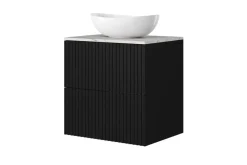 Bogart Szafki I Regały*NICOLE SZAFKA POD UMYWALKĘ 60 2SZ - czarny mat