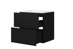 Bogart Szafki I Regały*NICOLE SZAFKA POD UMYWALKĘ 60 2SZ - czarny mat